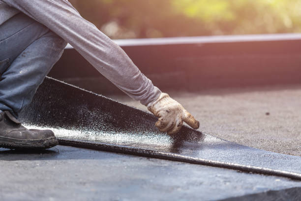 Professional Waterproofing technician working in Cambridge, IL